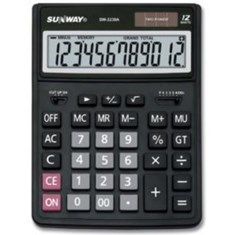 კალკულატორი - 12 თანრიგი, საშუალო (SW-2239A)