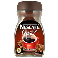 ყავა ხსნადი, შუშა, Nescafe Classic,  95გრ.