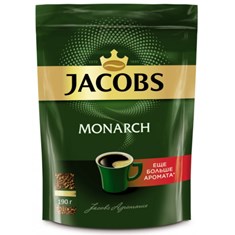 ყავა ხსნადი, Jacobs, პაკეტი, 190გრ.