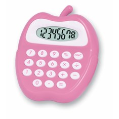 კალკულატორი - 8 თანრიგი, ვაშლის ფორმის, პატარა (KK-9203)