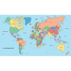 მსოფლიოს პოლიტიკური რუკა (1:30000000)