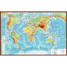 მსოფლიოს ფიზიკური რუკა  (1:50000000)