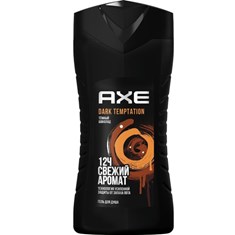 შხაპის გელი, AXE Dark, მამაკაცისთვის, 250 მლ.