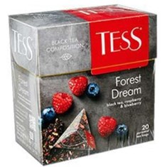 ჩაი ხილის არომატით TESS,  20 პაკეტი