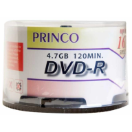 დისკი DVD-R Princo 50 ცალი 4.7GB