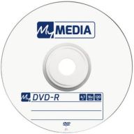 დისკი DVD-R 50 ცალი My Media 4.7GB