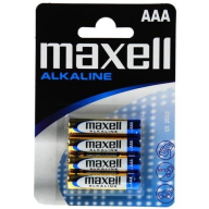 ელემენტი AAA Maxell 4 ცალი LR03, Alkaline