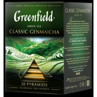ჩაი Greenfeld, მწვანე პირამიდა, 20 პაკეტი