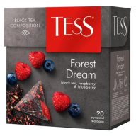 ჩაი TESS, ჟოლოთი და მოცვით, 20 პაკეტი