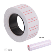 ფასის ეტიკეტი ქაღალდის წებოვანი 22x12მმ 500 ცალი 82346