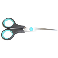 მაკრატელი რეზინის სახელურით 15მმ 9006