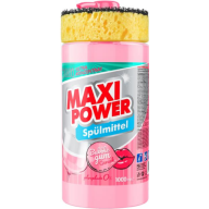 ჭურჭლის სარეცხი სითხე ღრუბელით Maxi Power Bubble 1ლ