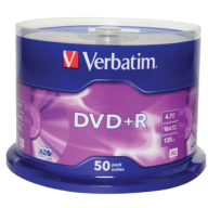 დისკი DVD-R Verbatim 50 ცალი 4,7GB