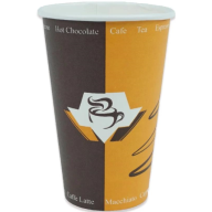 ერთჯერადი მუყაოს ჭიქა ფერადი, 350მლ./12oz (50 ცალი)