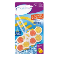 ტუალეტის ბლოკი, ციტრუსის არომატი,  Hyper  lean 2x45
