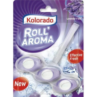 ტუალეტის ბლოკი, ლავანდას არომატი, ROLL AROMA 51გრ