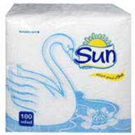 SUN ხელსახოცი, 100 ცალი 30*30_80*24