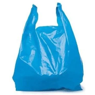 ერთჯერადი პოლიეთილენის პარკი, ლურჯი (35*61) (100ცალი)