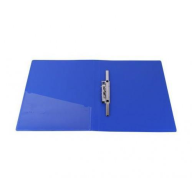 საქაღალდე კლიპფაილი ზამბარიანი A4 ლურჯი/შავი B-5105(AF-1243)