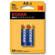 ელემენტი Kodak მაქს ალკალაინ AA ტუტე 2 ცალი
