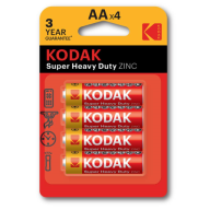 ელემენტი Kodak ZINC AA ზომის ელემენტი - 4 ცალი  (BLISTENLI)